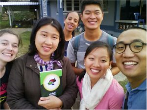 Staff from YWAM Chiang Rai, Thailand distribute Bibles